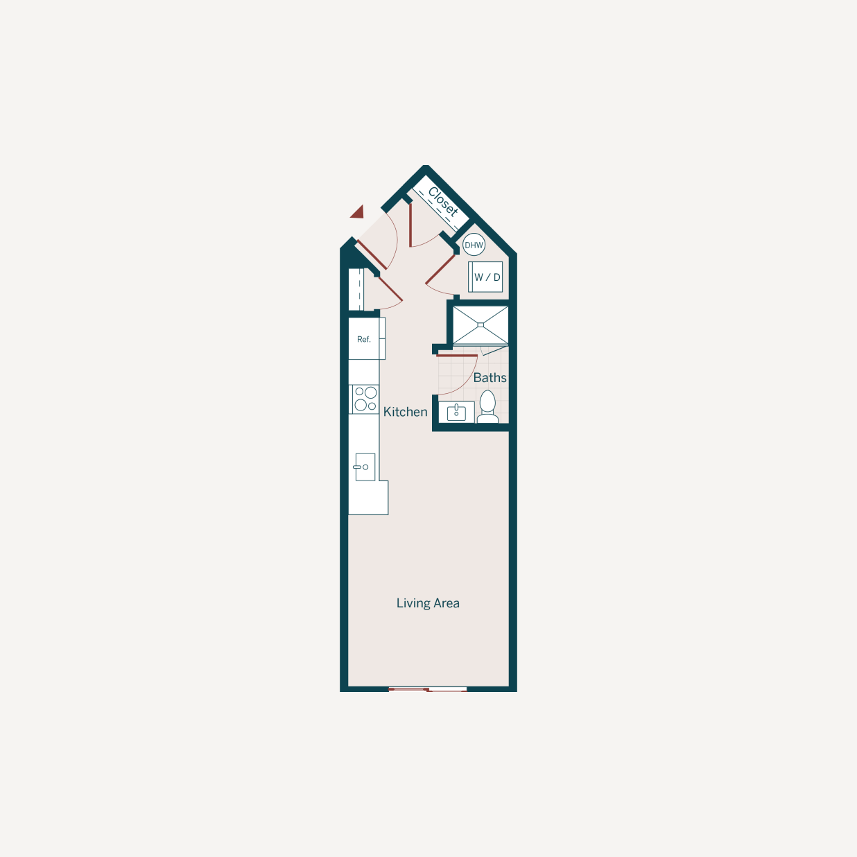 Floor plan image studio c